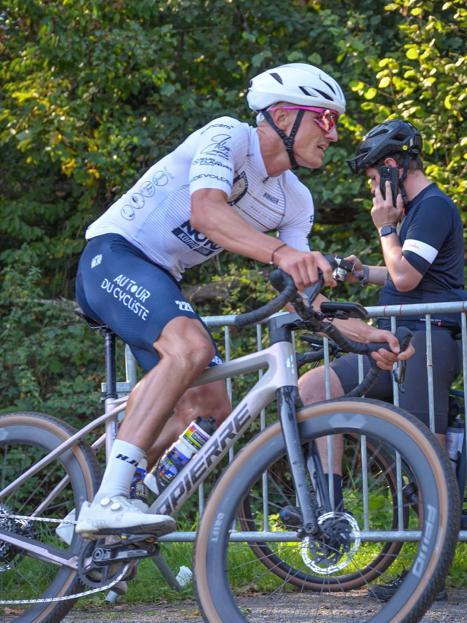 Championnat du Nord de gravel à Attiches, coureurs du Bailleul Vélo Club